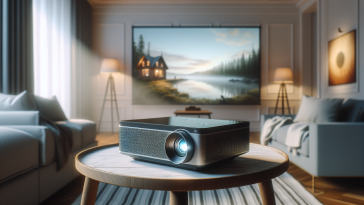 Proiettore PUTRIMS in un ambiente domestico moderno