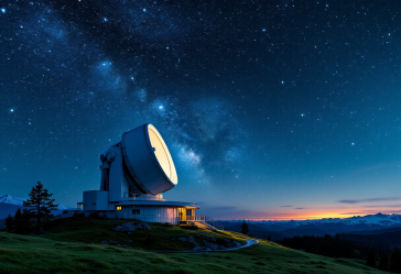 Immagine di un asteroide in avvicinamento alla Terra