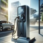 Stazione di ricarica elettrica per veicoli sostenibili