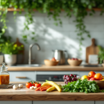 Piatto gourmet vegetariano in un ristorante moderno