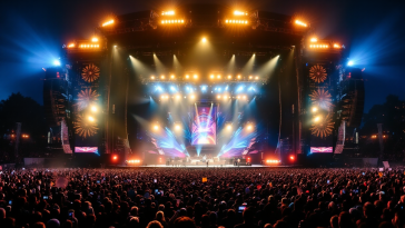 Artisti in duetto durante la serata di Sanremo 2025