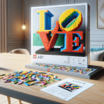 Set LEGO ART dedicato alla scultura LOVE in promozione