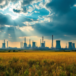 Grafico che illustra le sfide energetiche tra America ed Europa