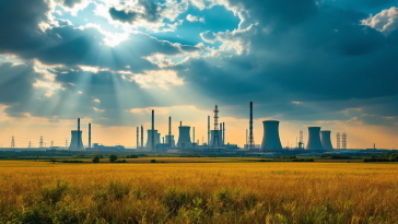 Grafico che illustra le sfide energetiche tra America ed Europa