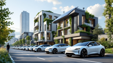 Auto ecologiche in azione per ridurre CO2