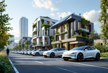 Auto ecologiche in azione per ridurre CO2