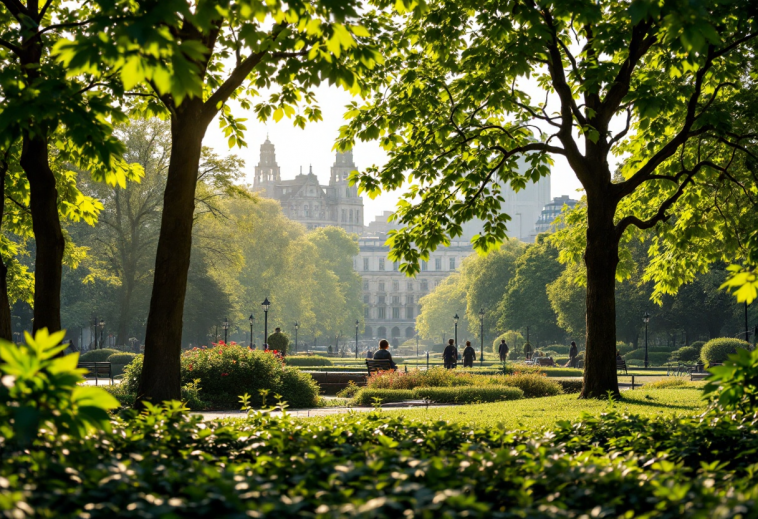Immagine che rappresenta l'equilibrio tra sviluppo urbano e aree verdi a Londra