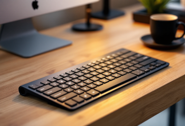 Tastiera Bluetooth pieghevole compatta e portatile