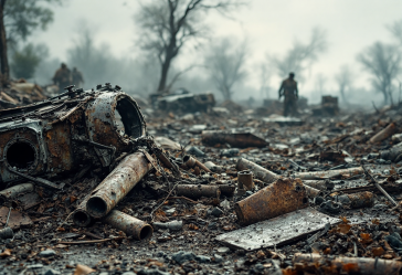 Soldati nordcoreani in azione durante il conflitto in Ucraina