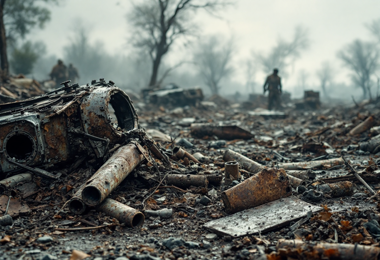 Soldati nordcoreani in azione durante il conflitto in Ucraina