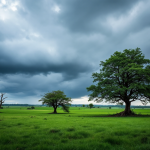 Immagine della tempesta Éowyn che colpisce l'Irlanda