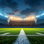 Logo dei Tennessee Titans con sfondo sportivo