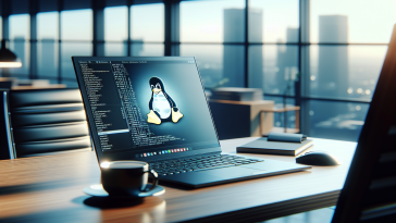 Immagine che rappresenta la transizione da Windows 10 a Linux
