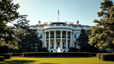 Donald Trump durante un discorso politico