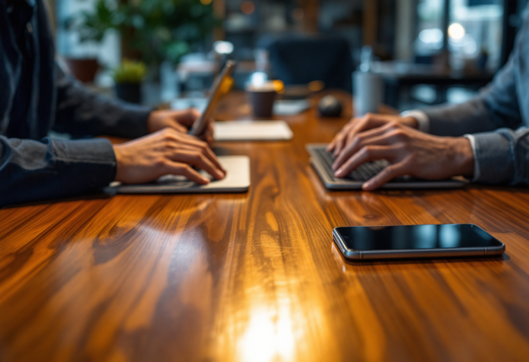 Logo di Ubuntu con simbolo di Matrix in evidenza