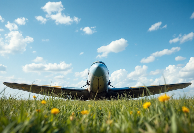 Amelia Earhart in volo, simbolo di avventura e mistero