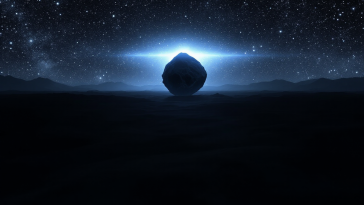 Immagine dell'asteroide 2024 YR4 in monitoraggio