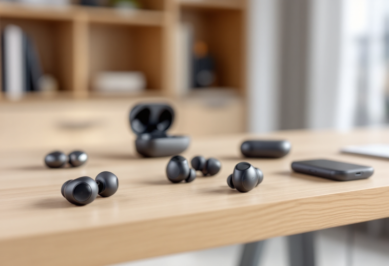 Auricolari a orecchino eleganti e confortevoli