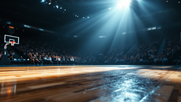 Berry Wallace durante il suo debutto con gli Illini