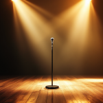 Brian Molko dei Placebo durante una performance live