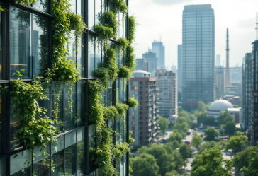 Illustrazione del Green Deal europeo con sfide e opportunità