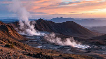 Immagine dei Campi Flegrei con segnali sismici evidenti