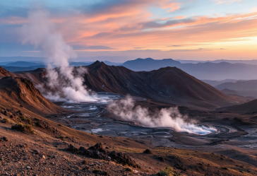 Immagine dei Campi Flegrei con segnali sismici evidenti