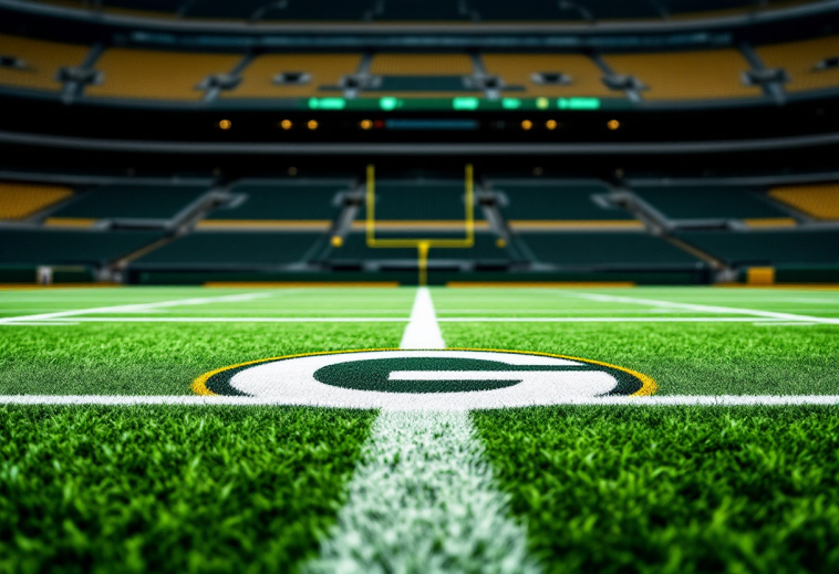 Giocatori Green Bay Packers durante il draft NFL 2025