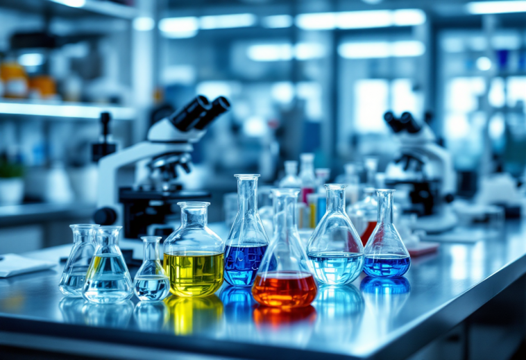 Immagine che rappresenta enzimi biochimici per la plastica