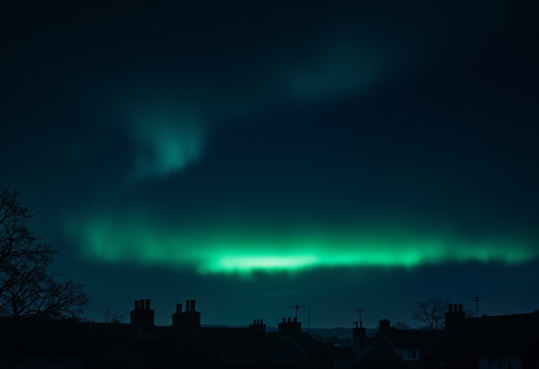 Misterioso fenomeno luminoso nel cielo della Scozia