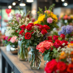 Bouquet di fiori rossi per San Valentino