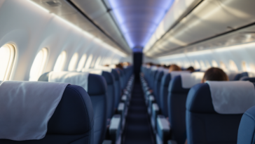 Illustrazione della fisica dietro il cambio posto in aereo