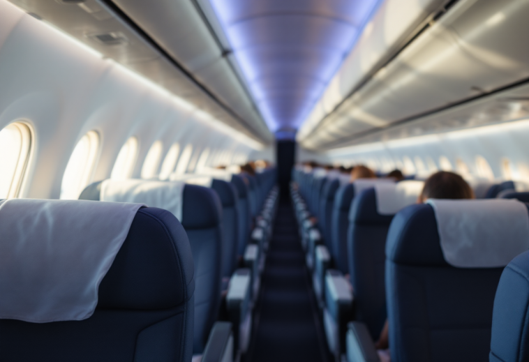 Illustrazione della fisica dietro il cambio posto in aereo