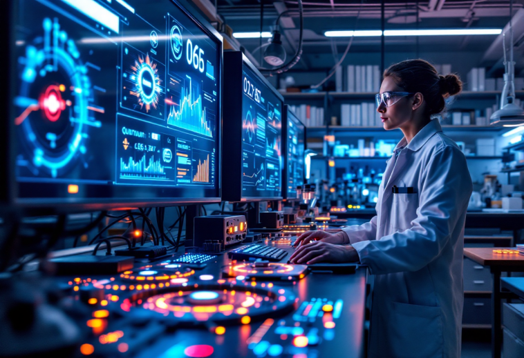 Illustrazione del teletrasporto nell'informatica quantistica