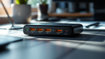 Immagine di diversi hub USB per computer