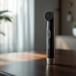 Spazzola elettrica per capelli in uso su capelli lunghi