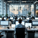 Logo del New York Times con elementi di intelligenza artificiale