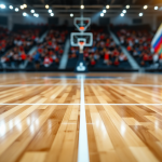 Giocatori Illini festeggiano la vittoria contro i Terrapins