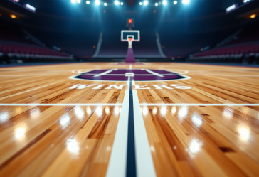 Giocatori Illini in azione durante il torneo Big Ten