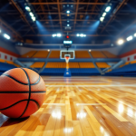 Giocatrici di basket femminile dell'Illinois in azione