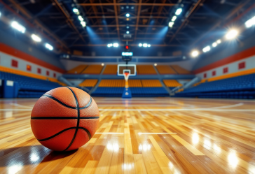 Giocatrici di basket femminile dell'Illinois in azione