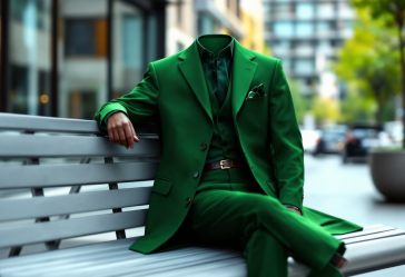 Joeboy indossa un outfit verde elegante e alla moda