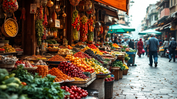 Logo di Meta AI con mappa del Medio Oriente e Nord Africa