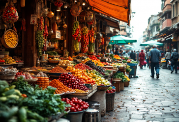 Logo di Meta AI con mappa del Medio Oriente e Nord Africa