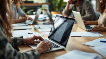 Screenshot del nuovo feed di Microsoft Teams simile a Facebook