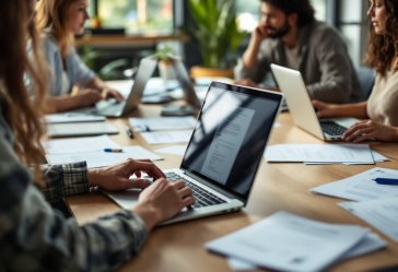 Screenshot del nuovo feed di Microsoft Teams simile a Facebook