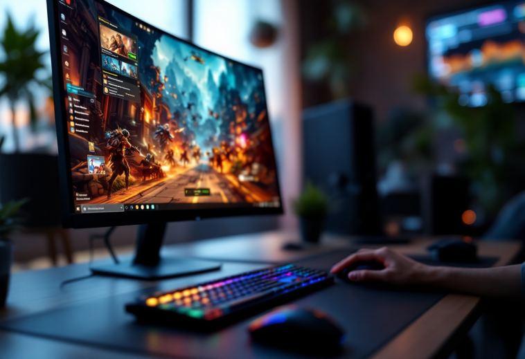 Giocatore che utilizza una VPN per migliorare l'esperienza di gioco