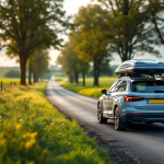 Box da tetto per auto con spazio extra per viaggi