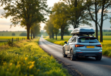 Box da tetto per auto con spazio extra per viaggi