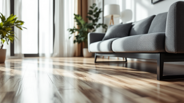 Robot aspirapolvere e lavapavimenti in azione